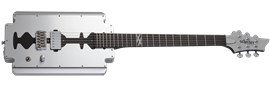 Schecter DIAMOND SERIES Machine Gun Kelly Razor Blade Metallic Silver   6-String Electric Guitar 2024